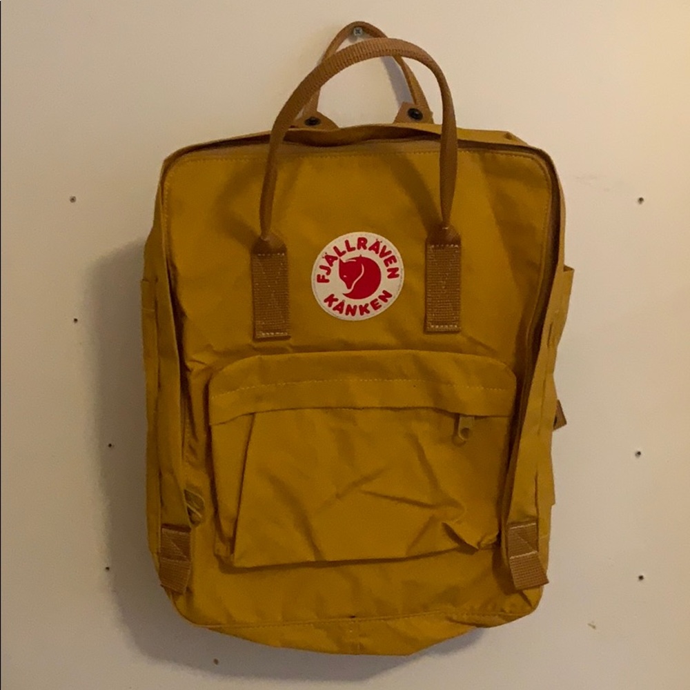 Fjallraven Kanken Yellow Backpack